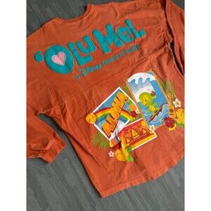 Disney Parks Spirit Jersey Orange Olu Mel Turtle Duffy Aulani Adult Medium